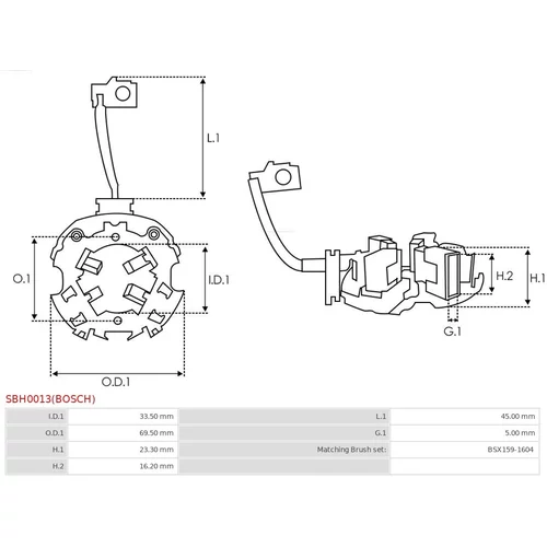 Držiak uhlíkov SBH0013(BOSCH) /AS-PL/ - obr. 1