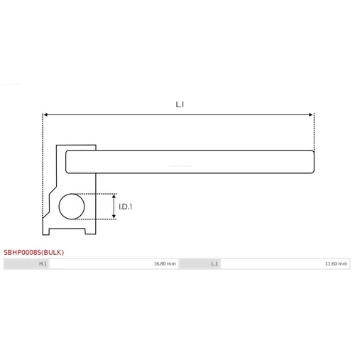 Opravná sada pre štartér AS-PL SBHP0008S(BULK) - obr. 2