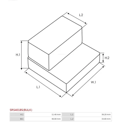 Opravná sada pre štartér AS-PL SRS4018S(BULK) - obr. 1