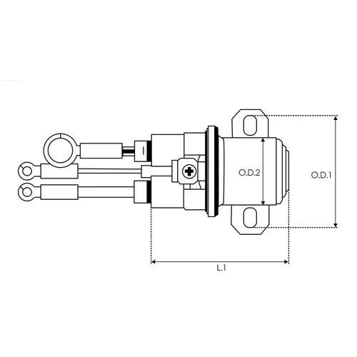 Elektromagnetický spínač pre štartér AS-PL SS5210E - obr. 3