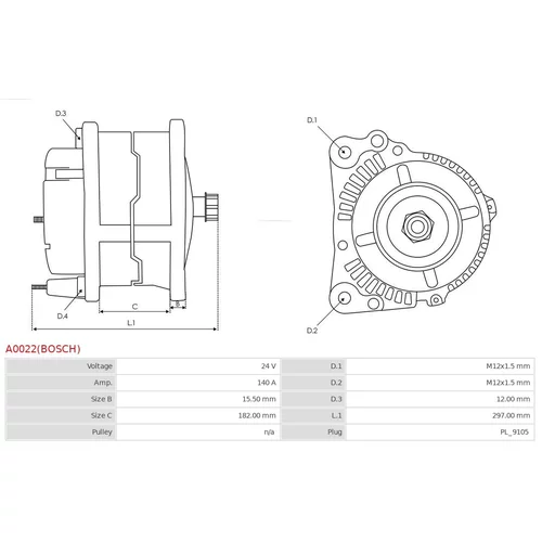 Alternátor AS-PL A0022(BOSCH) - obr. 4