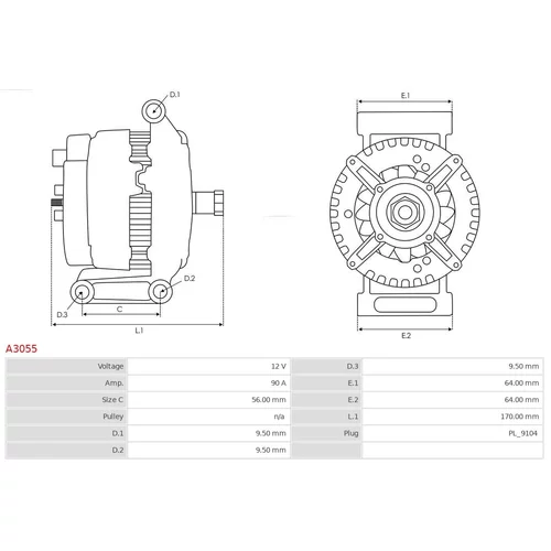 Alternátor AS-PL A3055 - obr. 4