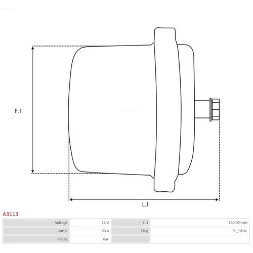 Alternátor AS-PL A3113 - obr. 4