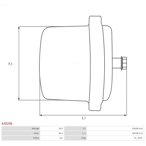 Alternátor AS-PL A3529S - obr. 4