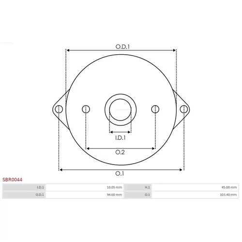 Veko sýtiča karburátora AS-PL SBR0044 - obr. 1