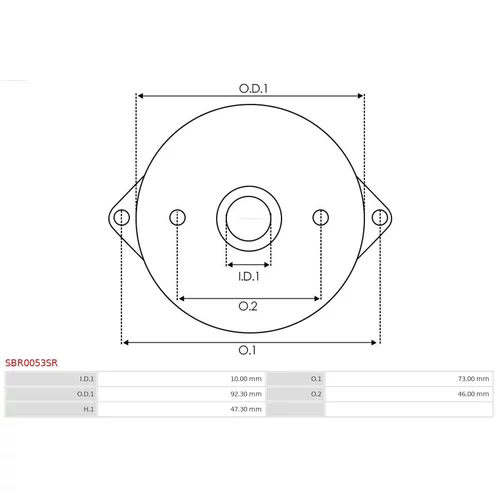 Veko sýtiča karburátora AS-PL SBR0053SR - obr. 2