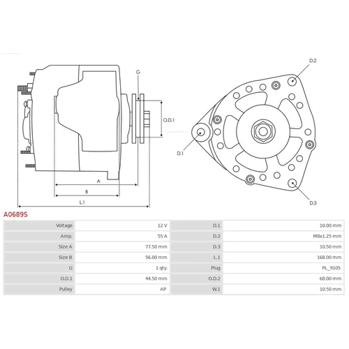 Alternátor A0689S /AS-PL/ - obr. 4