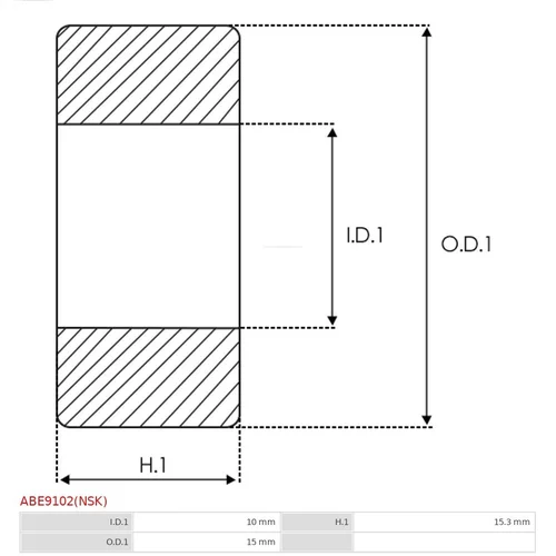 Ložisko ABE9102(NSK) /AS-PL/ - obr. 1