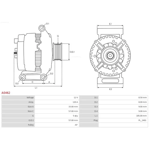 Alternátor AS-PL A0462 - obr. 4