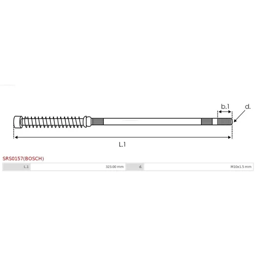 Opravná sada pre štartér AS-PL SRS0157(BOSCH) - obr. 1