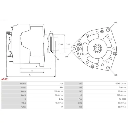 Alternátor AS-PL A0091 - obr. 5