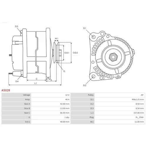 Alternátor A5028 /AS-PL/ - obr. 5