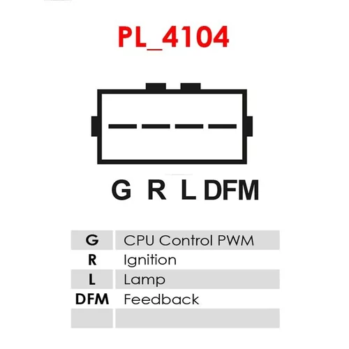 Regulátor alternátora AS-PL ARE5109 - obr. 2