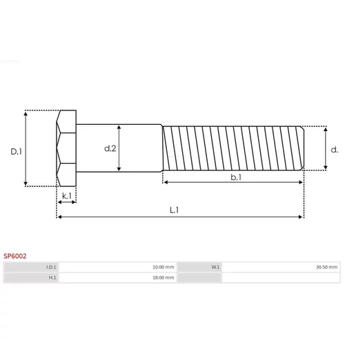 Opravná sada pre štartér AS-PL SP6002 - obr. 1