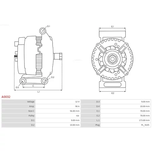 Alternátor AS-PL A0032 - obr. 4