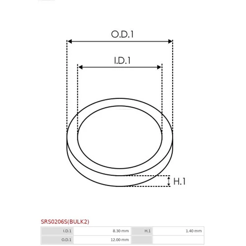 Sada na opravu alternátora AS-PL SRS0206S(BULK2) - obr. 1