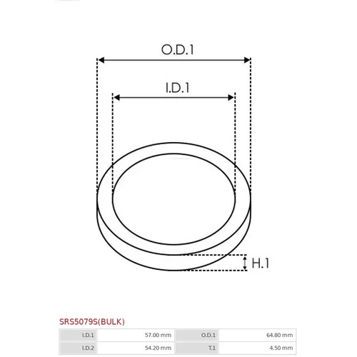 Opravná sada pre štartér SRS5079S(BULK) /AS-PL/ - obr. 1