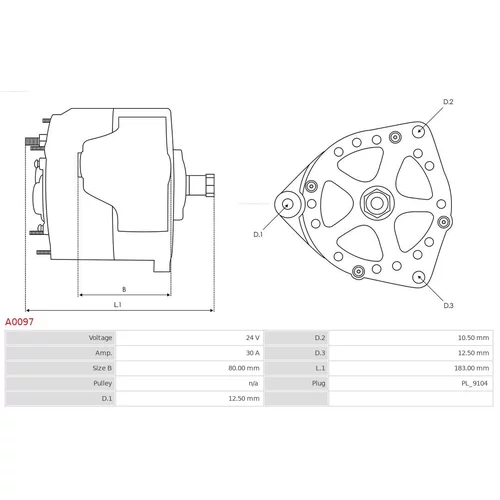 Alternátor AS-PL A0097 - obr. 4