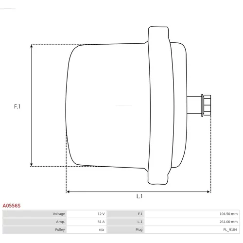 Alternátor AS-PL A0556S - obr. 4