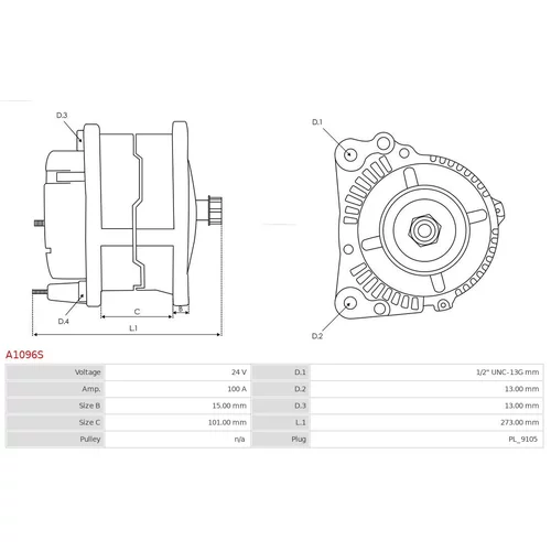 Alternátor AS-PL A1096S - obr. 4
