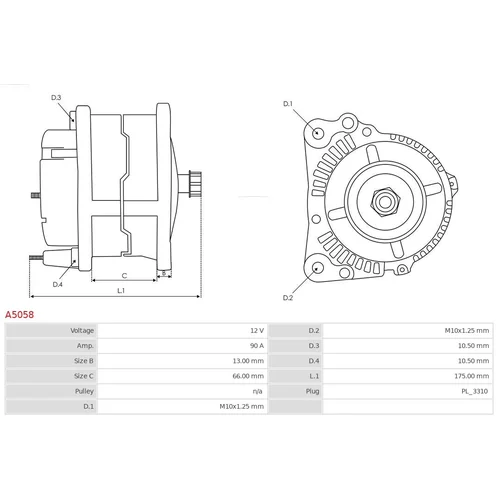 Alternátor AS-PL A5058 - obr. 4