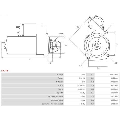 Štartér AS-PL S3048 - obr. 4