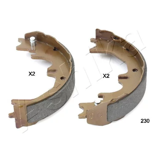 Sada brzd. čeľustí parkov. brzdy ASHIKA 55-02-230
