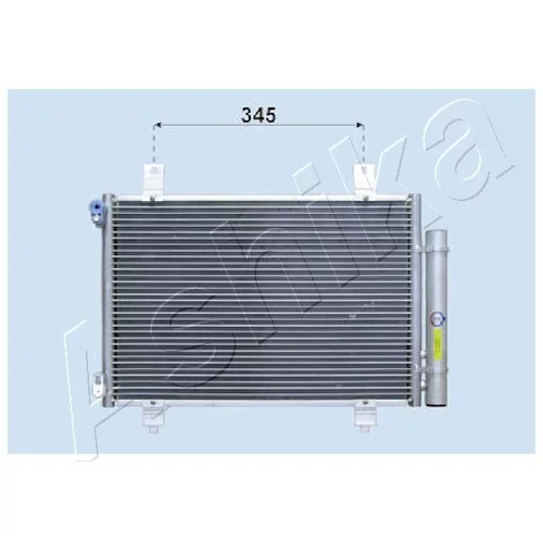 Kondenzátor klimatizácie ASHIKA CND142009