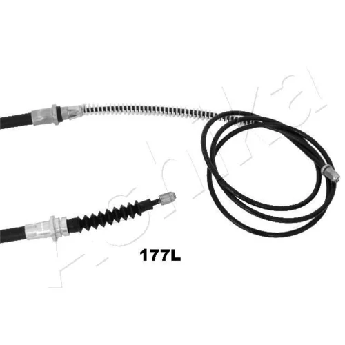 Ťažné lanko parkovacej brzdy ASHIKA 131-01-177L - obr. 2
