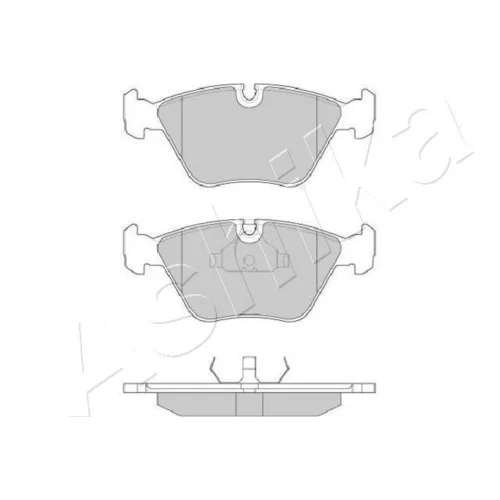 Sada brzdových platničiek kotúčovej brzdy ASHIKA 50-00-0111 - obr. 1