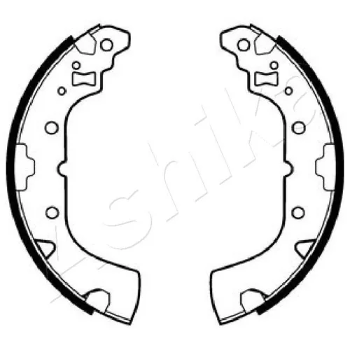 Sada brzdových čeľustí ASHIKA 55-05-523