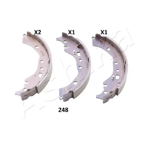 Sada brzdových čeľustí ASHIKA 55-02-248