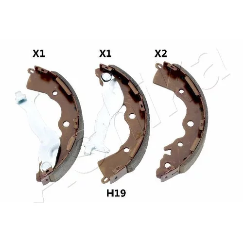 Sada brzdových čeľustí ASHIKA 55-0H-H19