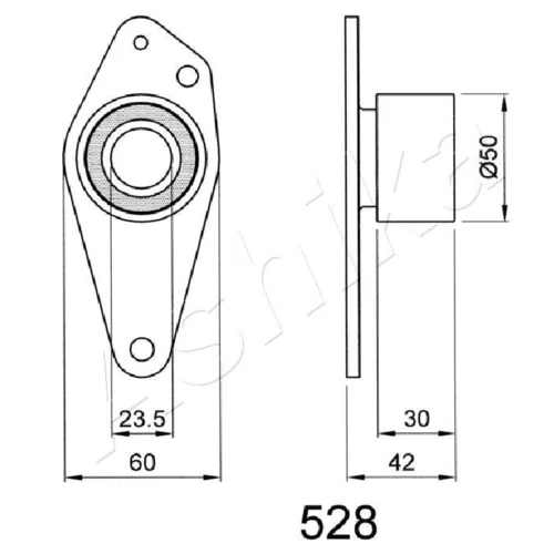 Napinák ozubeného remeňa ASHIKA 45-05-528 - obr. 1