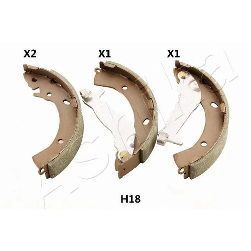 Sada brzdových čeľustí ASHIKA 55-0H-H18