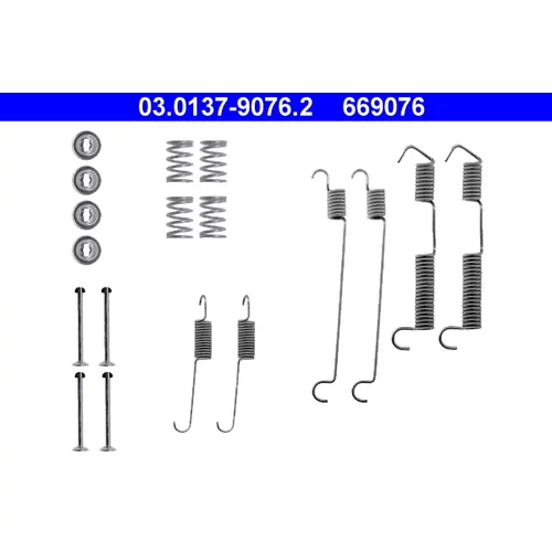 Sada príslušenstva brzdovej čeľuste ATE 03.0137-9076.2