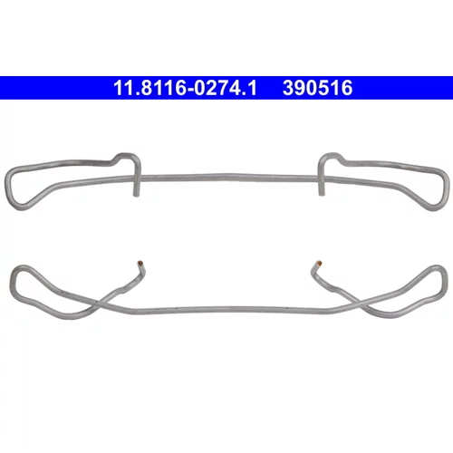 Pružina brzdového strmeňa ATE 11.8116-0274.1 - obr. 1