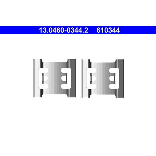 Sada príslušenstva obloženia kotúčovej brzdy ATE 13.0460-0344.2