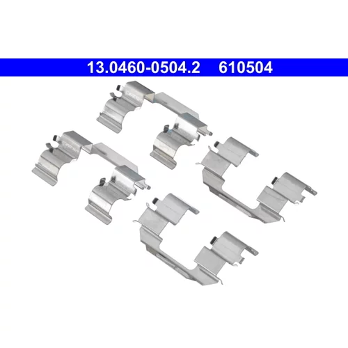 Sada príslušenstva obloženia kotúčovej brzdy ATE 13.0460-0504.2 - obr. 1