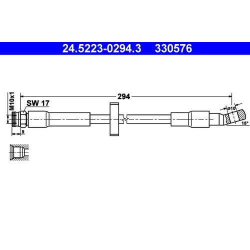 Brzdová hadica ATE 24.5223-0294.3
