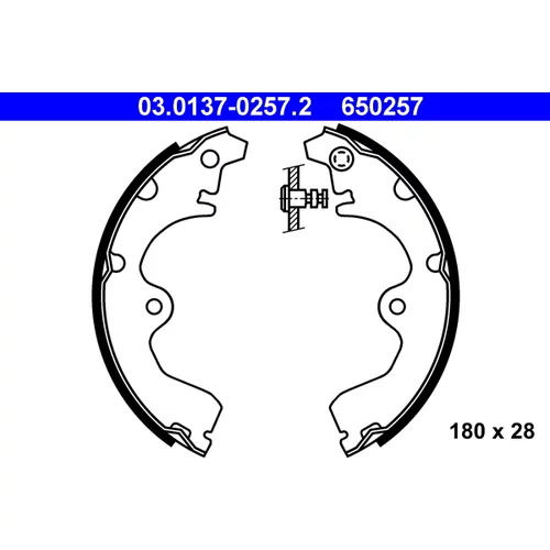 Sada brzdových čeľustí ATE 03.0137-0257.2