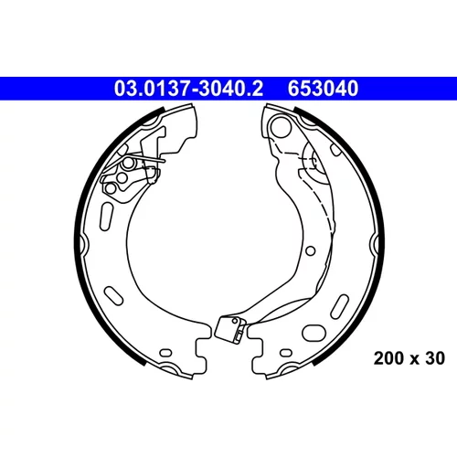 Sada brzd. čeľustí parkov. brzdy ATE 03.0137-3040.2