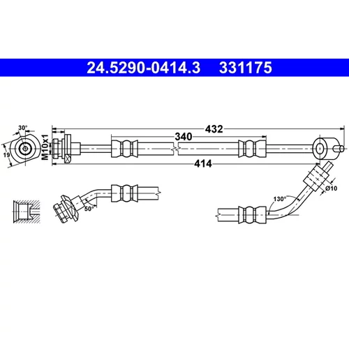 Brzdová hadica ATE 24.5290-0414.3