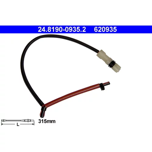 Výstražný kontakt opotrebenia brzdového obloženia ATE 24.8190-0935.2