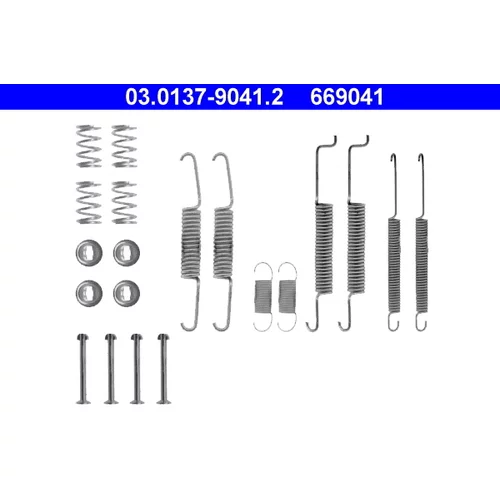 Sada príslušenstva brzdovej čeľuste ATE 03.0137-9041.2