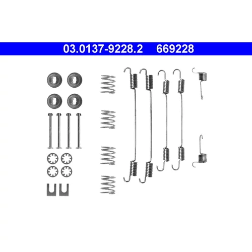 Sada príslušenstva brzdovej čeľuste ATE 03.0137-9228.2