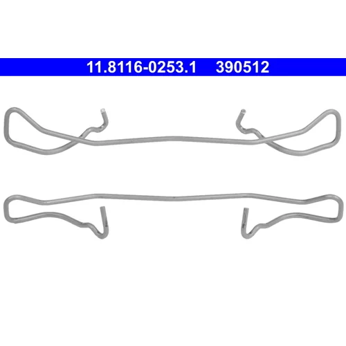 Pružina brzdového strmeňa ATE 11.8116-0253.1 - obr. 1
