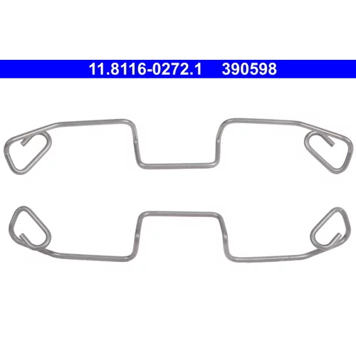 Pružina brzdového strmeňa ATE 11.8116-0272.1 - obr. 1