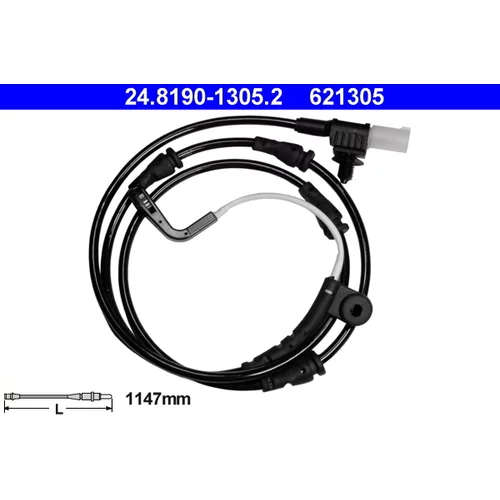 Výstražný kontakt opotrebenia brzdového obloženia ATE 24.8190-1305.2