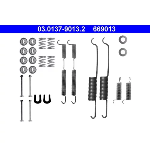 Sada príslušenstva brzdovej čeľuste ATE 03.0137-9013.2